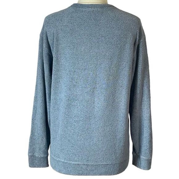 Victoria's Secret PINK Steel Blue with White Logo French Terry Pullover Tunic - Picture 4 of 8